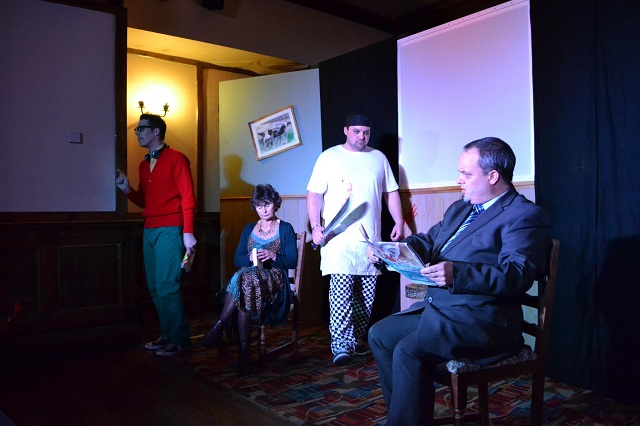 The Fringe Files performing The Cook Did It! at The Drawbridge Bristol on 4 November 2012